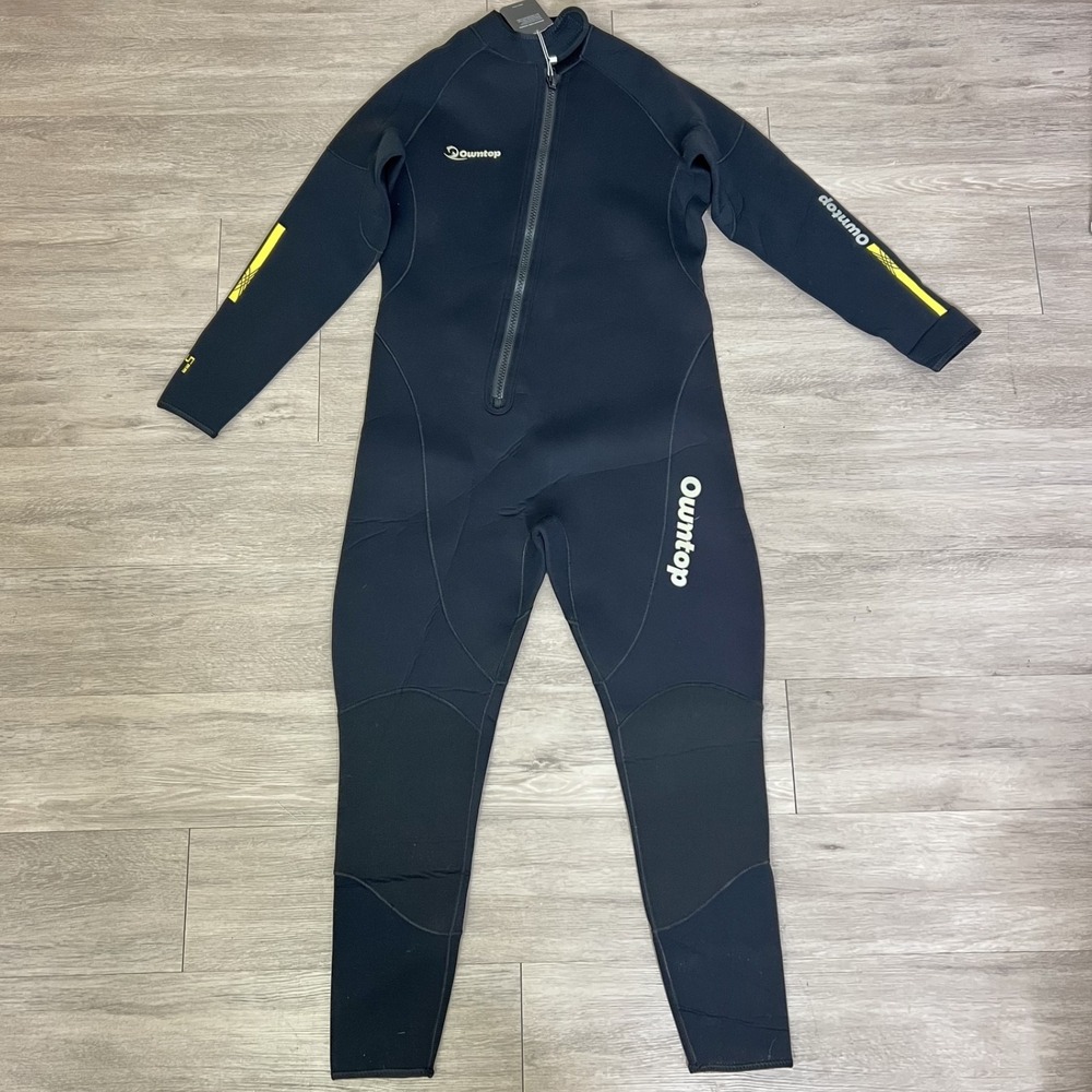 Owntop 5mm Neoprene Wetsuit Full Body Front Zip UPF50+ Scuba Surf Snorkel XXXL